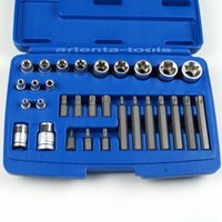 BGS T Profil Und E Profil Bit SteckschlüSsel Satz Innen AußEn Torx Bits 30 Tlg.