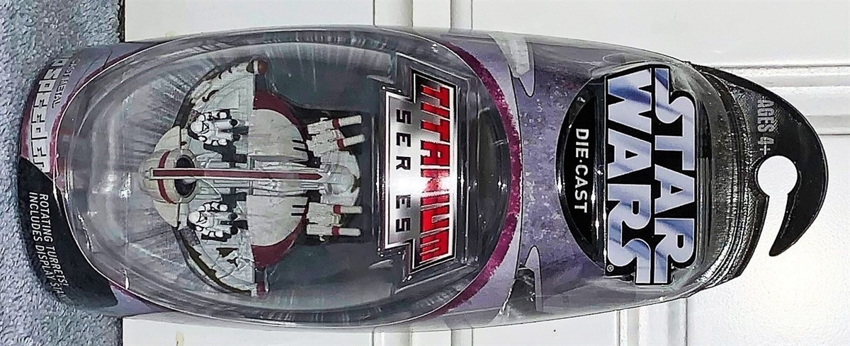 Titanium Die Cast Series Star Wars Vehicle Swamp Speeder Red