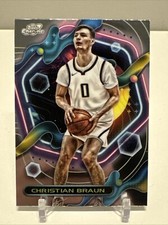 2023-24 Topps Chrome Cosmic #35 Christian Braun Nuggets