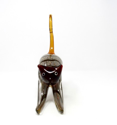 Figura muy grande de escultura de gato de cristal de Murano de 28 cm muy inusual - Imagen 9 de 9