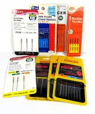 Sewing Machine Needles Lot Open Packages Assorted Sizes See Description