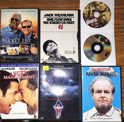 Jack Nicholson 7 DVD Lot About Schmidt Bucket List Departed The Shining Eastwick - Picture 2 of 10