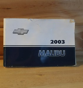 2003 Chevy Malibu Owners Manual Book Ebay