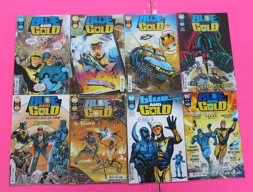 Blue and Gold # 1,2,3,4,5,6,7,8 comic DC 2022 Dan Jurgens 8 LOT COMPLETE