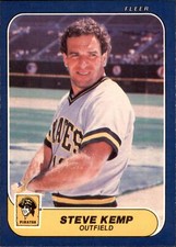 Steve Kemp #610 1986 Fleer
