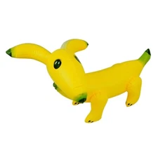 Inflatable World Inflatable Banana Dog Toy 26" L 14" Tall