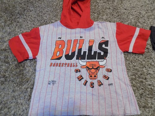 T-shirt e felpa Chicago Bulls vintage (gioventù piccola) anni 90 Jordan epoca noce moscata - Foto 2 di 9