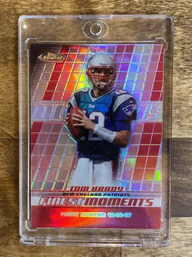 2008 Topps Finest Finest Moments Refractor TOM BRADY #FM-TB