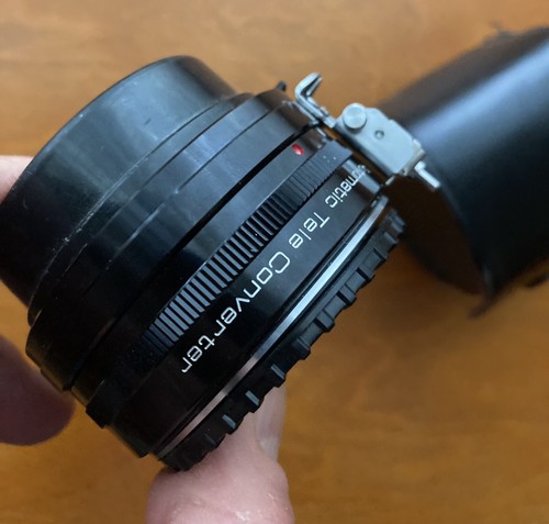 Clear Vivitar 2X-3 auto teleconverter for NIKON NON AI MOUNT