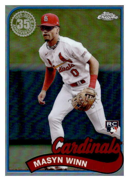 2024 Topps Chrome #89CB-17 Masyn Winn 1989 Topps Baseball