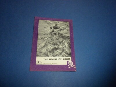 TERROR MONSTER SERIES card #101 series 2 1963 ROSAN NY purple