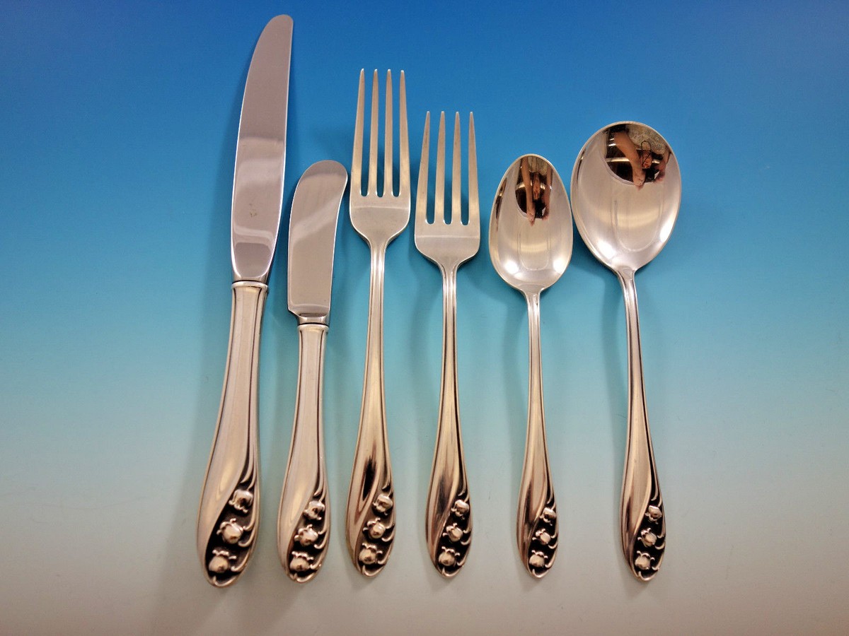 Lily of the Valley by Gorham Sterling Silver Flatware Set 12