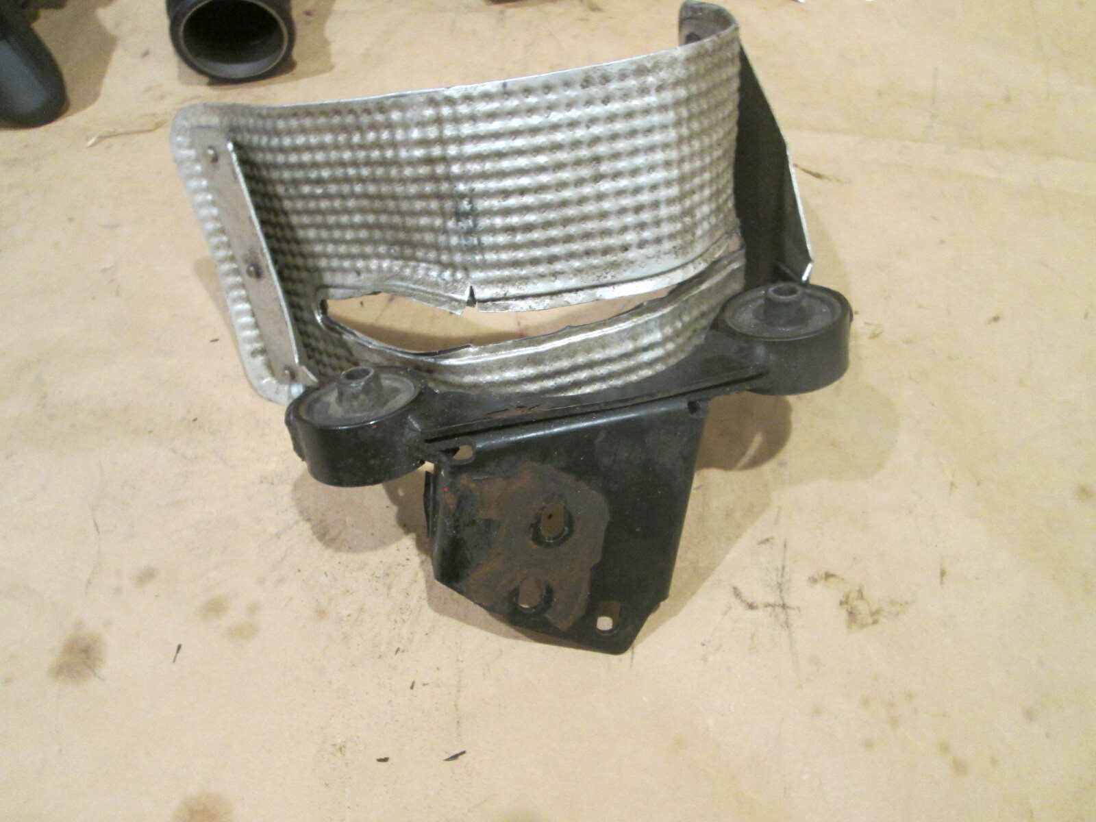 Ferrari 488 LH Exhaust Cat Bracket With Shield - P/N 305310