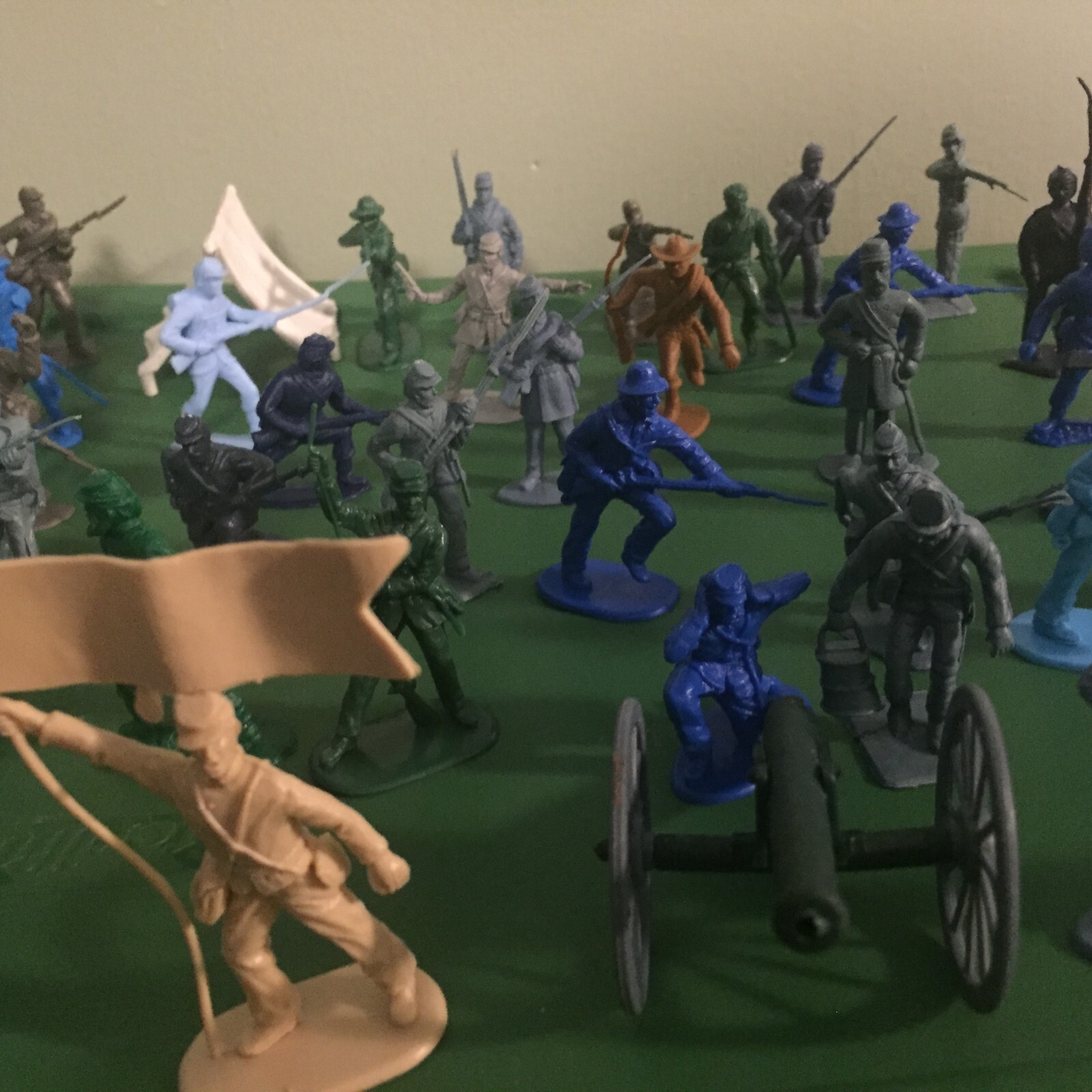 Civil War Toy Soldier Lot (1/32;54mm) 51 Total Figures eBay