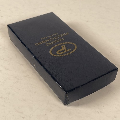 Tesoro Precolombino Bird-man Pectoral Gold Plated Vintage Bookmark Unused In Box - Picture 14 of 17