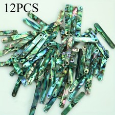 Natural Abalone Shell Double Holes Long Connecting Piece Pendant Diy Accessories