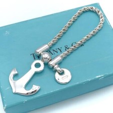 Tiffany & Co Schlüsselanhänger Anker Silber Sv925 Ikari AA134 Vintage Selten ...
