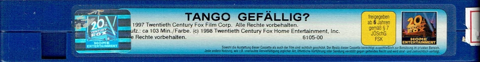 (VHS) Tango gefällig? - Jack Lemmon, Walter Matthau, Dyan Cannon, Brent Spiner - Bild 3 von 3