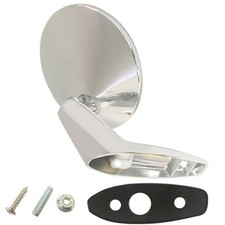 Mopar 1967 68 69 70 B-body 1967-76 A-body Round Outside Door Mirror Chrome