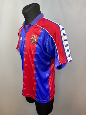 BARCELONA 1992 1995 HOME SHIRT FOOTBALL SOCCER JERSEY KAPPA