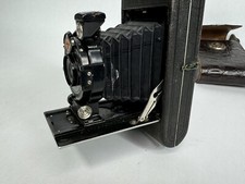 Vintage Agfa Standard Folding Camera w/ Leather Case - For Parts or Repair