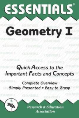 Geometry I Essentials (Essentials Study Guides) (Vol 1) - Paperback - ACCEPTABLE