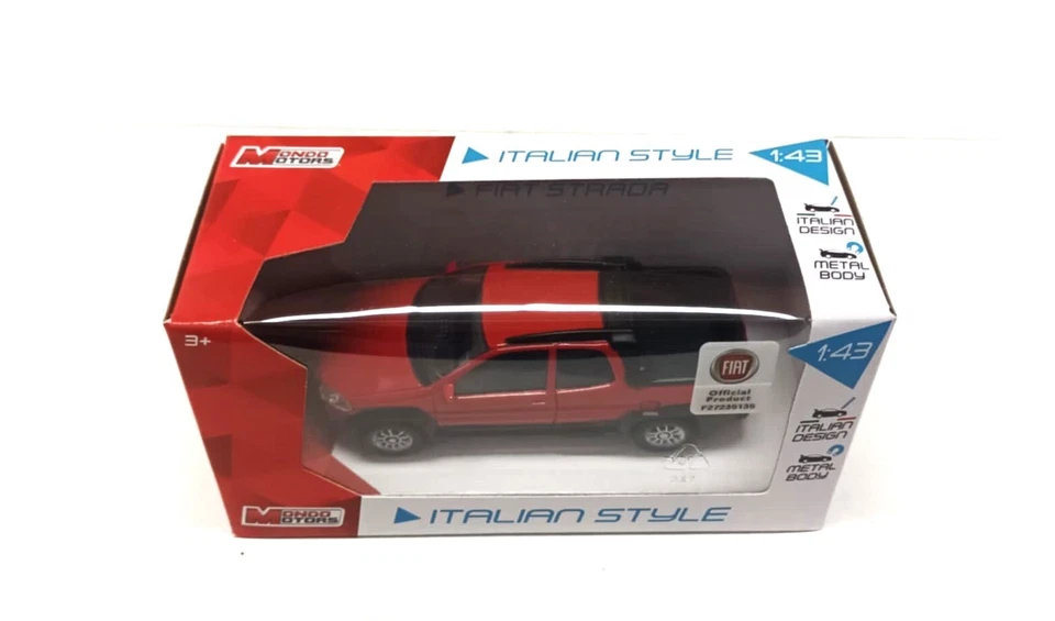 Fiat Strada Rosso Red Mondo Motors 1:43 Nuovo 1/43 - Immagine 2 di 4