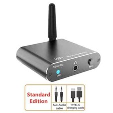 Bluetooth 5.2 Receiver HIFI Music Wireless Audio Adapter with 3.5mm Aux Toslink