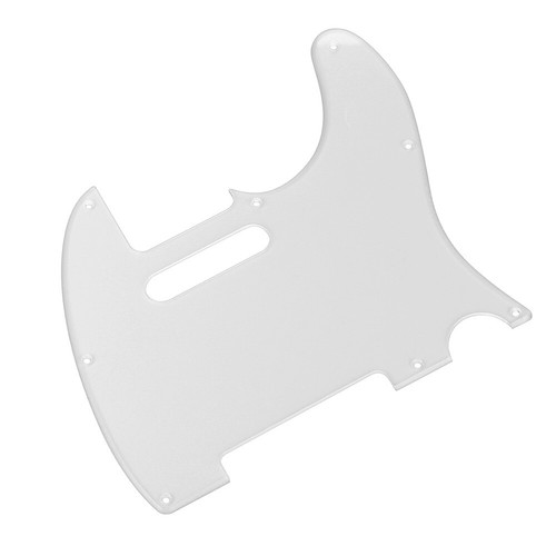 Pickguard acrilico trasparente 8 fori per chitarra elettrica Telecaster TL Style Stati Uniti - Foto 3 di 11