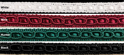1/4'' Braid Gimp Trimming - 18 Continuous Yards - Many Colors!