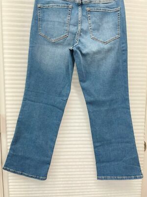 Chaps Ladies' Mid Rise Crop Kick Jeans 