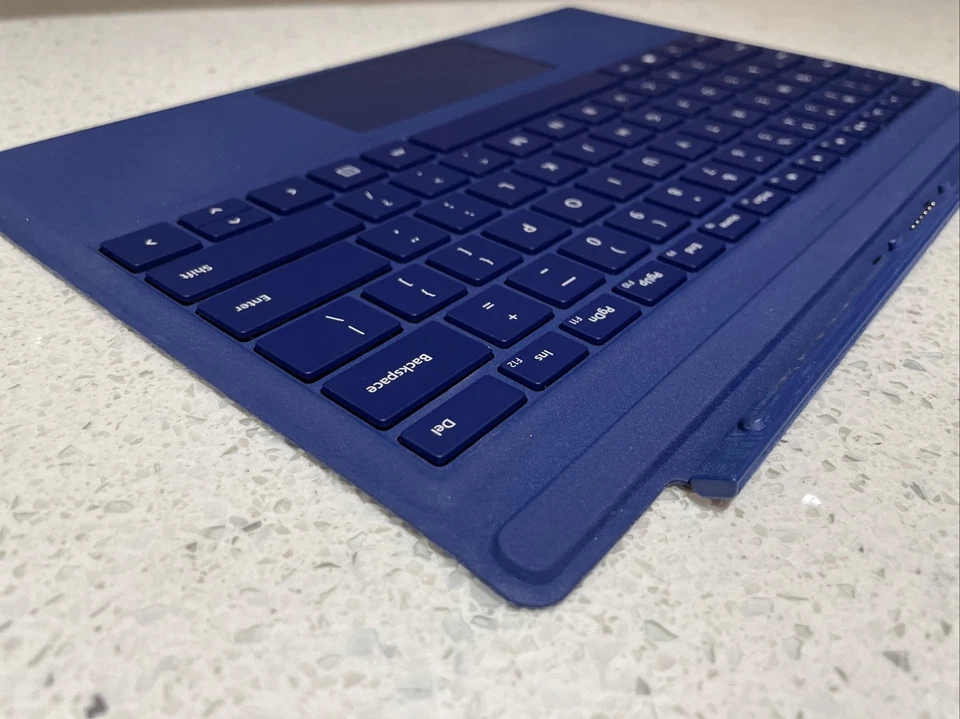 Genuine Microsoft Surface Pro 3-4-5-6-7 Magnetic Keyboard, With Backlit, Navy - Image 3 of 4