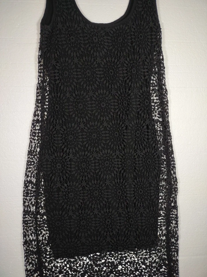 Sexy Vestido Bailey 44 Negro Crochet Talla XS Boho Usado en Excelente Condición Foto 2 de 4