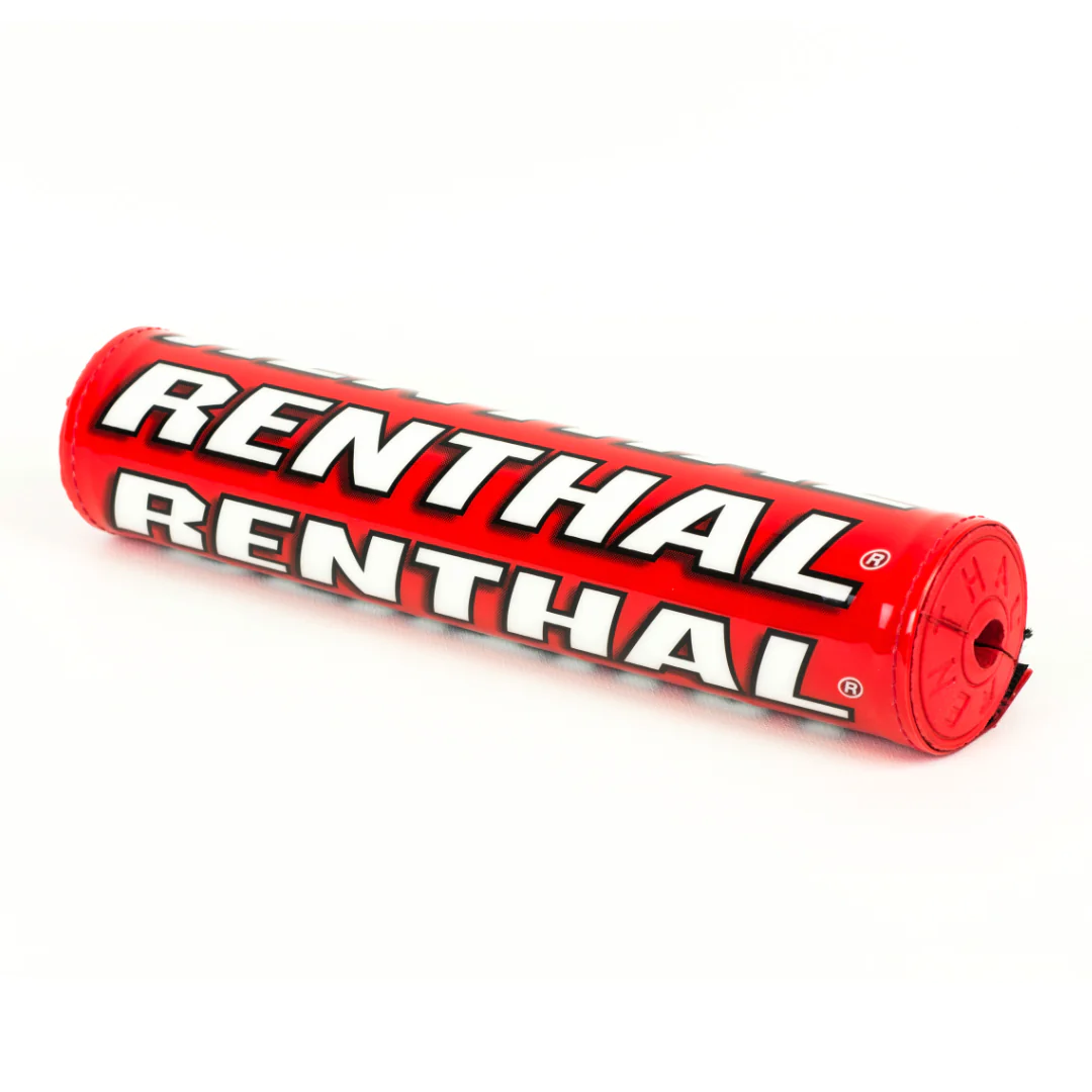 Renthal SX Bar Pad 10"" Coloured Foam Red/White