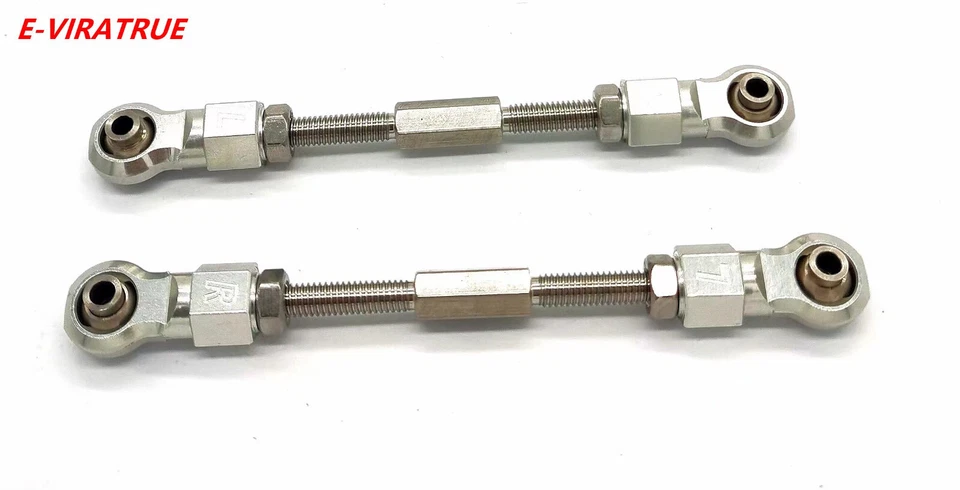 E-VIRATRUE 7075Aluminum Adjustable Rod End&Link Rod For Losi Super BAJA REY 1/6 - Image 2 of 4
