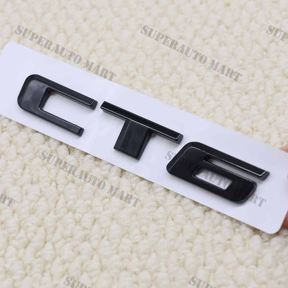 Sport Black For CT6 LETTER Sticker Rear Trunk Decklid Badge Emblem Nameplate