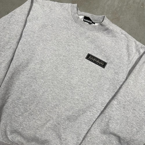 Sudadera Napapijri Geographic Cuello Redondo Gris Algodón Mediana - Imagen 3 de 9