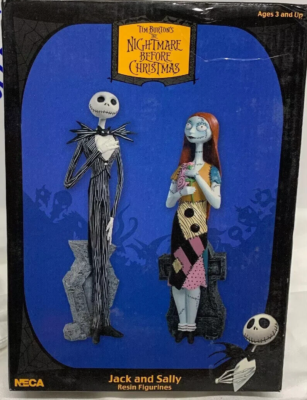Neca Nightmare Before Christmas Jack & Sally Resin Figurines SDCC