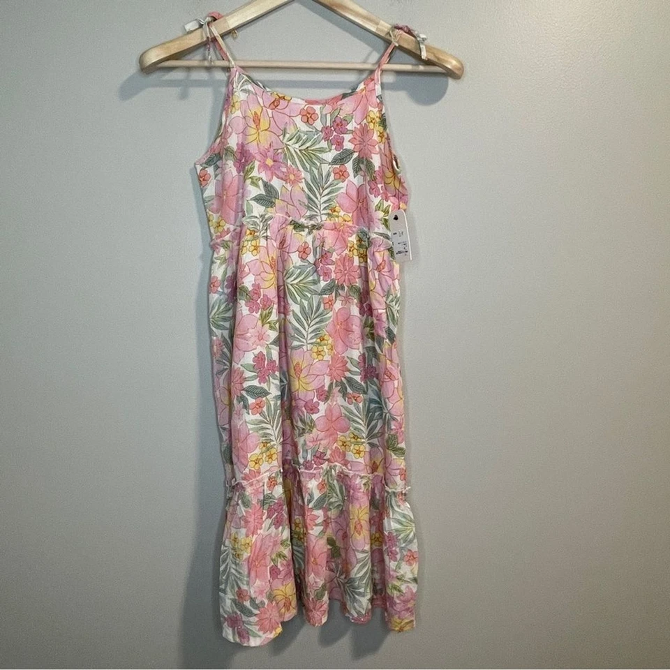 Vestido sin solero floral BILLABONG Big Girls Tropical Getaway M Foto 4 de 4