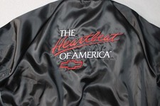 Vintage Cheverolet Heartbeat WestArk Jacket Mens Large Bomber Made in USA