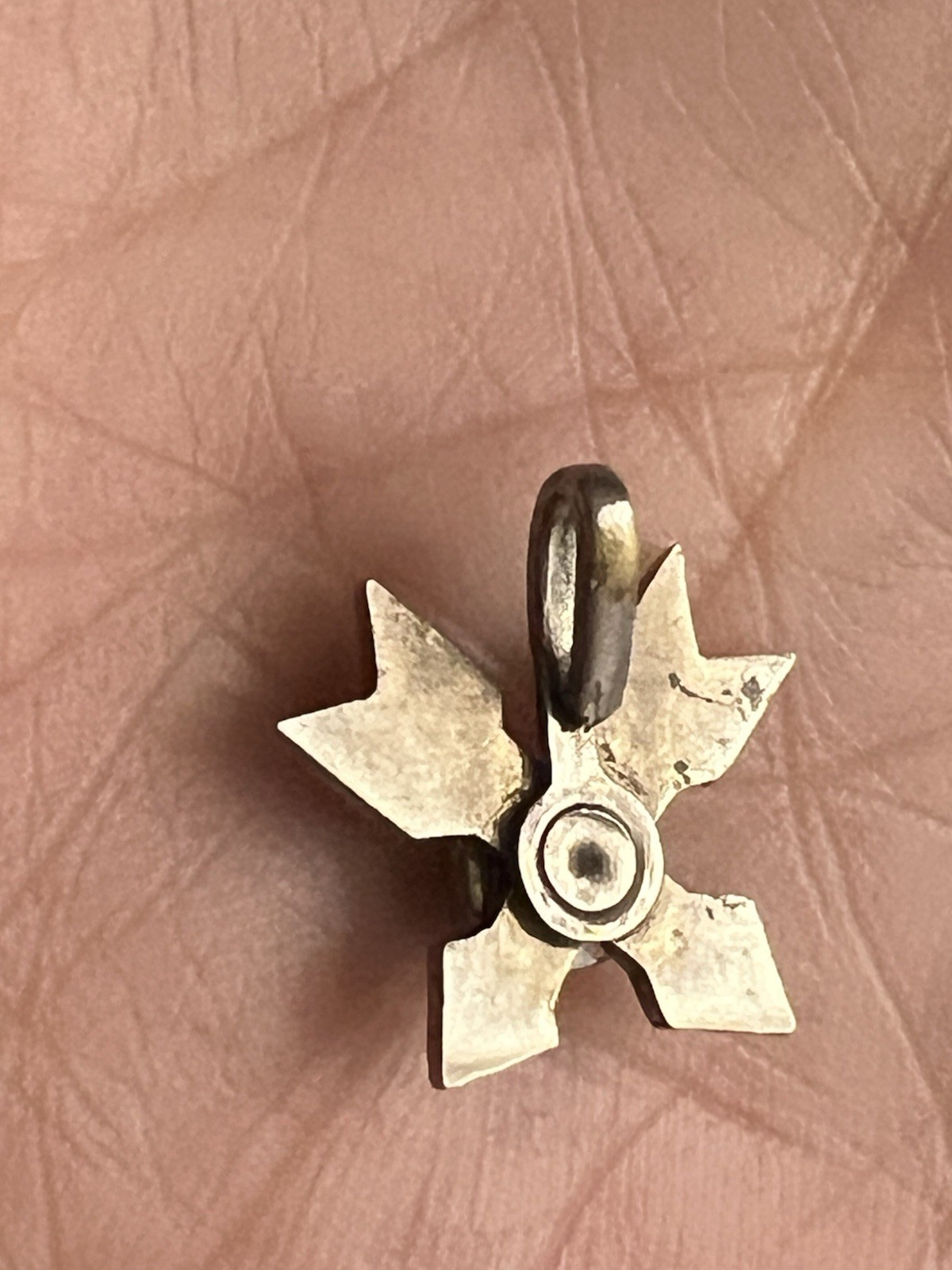 Native Sterling Silver Turquoise Small Arrow Pend… - image 4