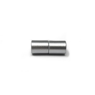 Beadsmith Magnetische Kumihimo Verschlussöse Kordel-Endhülse 6mm Acryl Silber