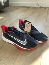 NIKE PRECISION 7 Basketball Shoes FN4322-002 Black & University Red US Size 12 M