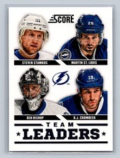 2013  Score #576 Crombeen / Bishop / St. Louis / Stamkos TL Tampa Bay Lightning