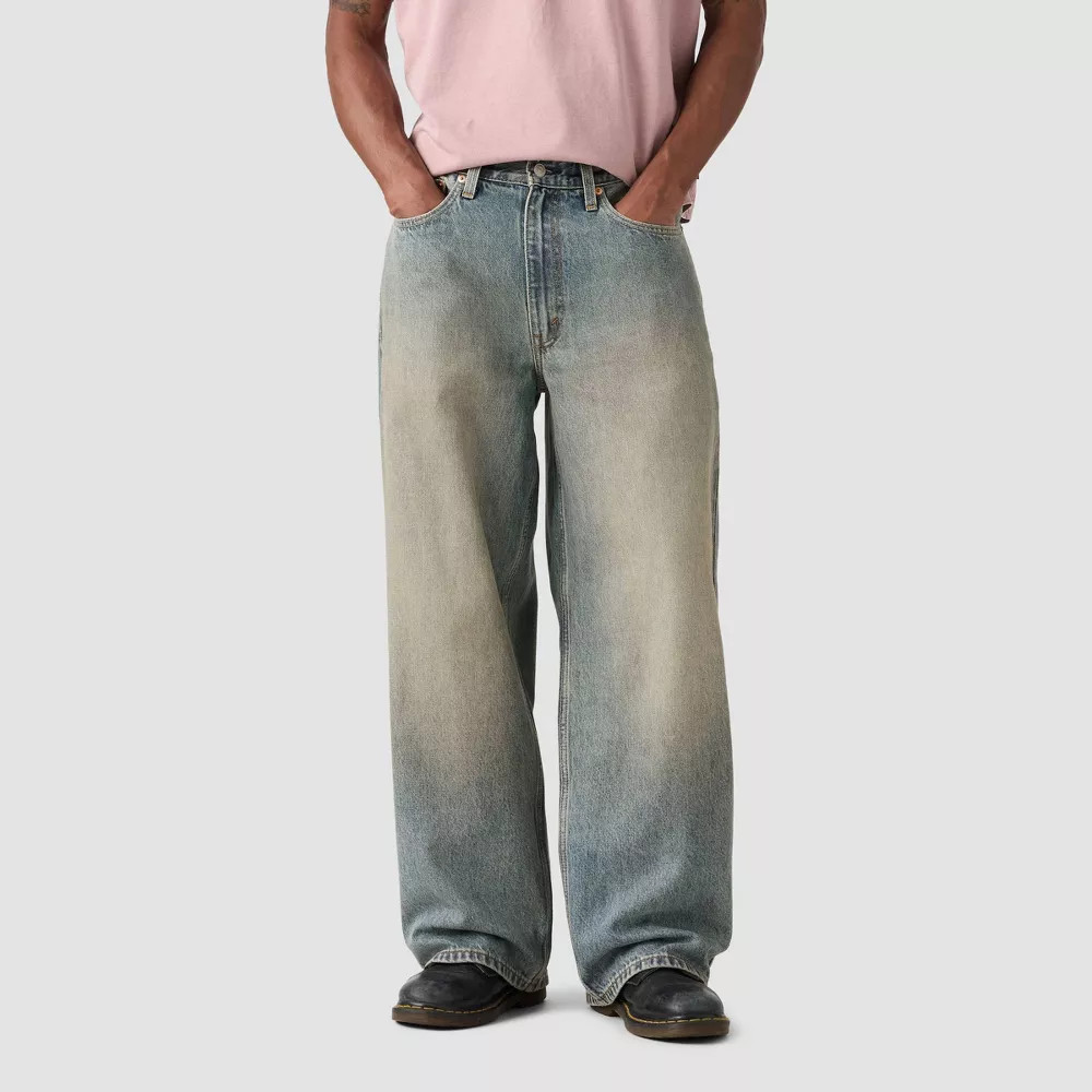 Levis Mens Extra Loose Fit Wide Leg Jeans - Medium Wash 30x32 4790₽
