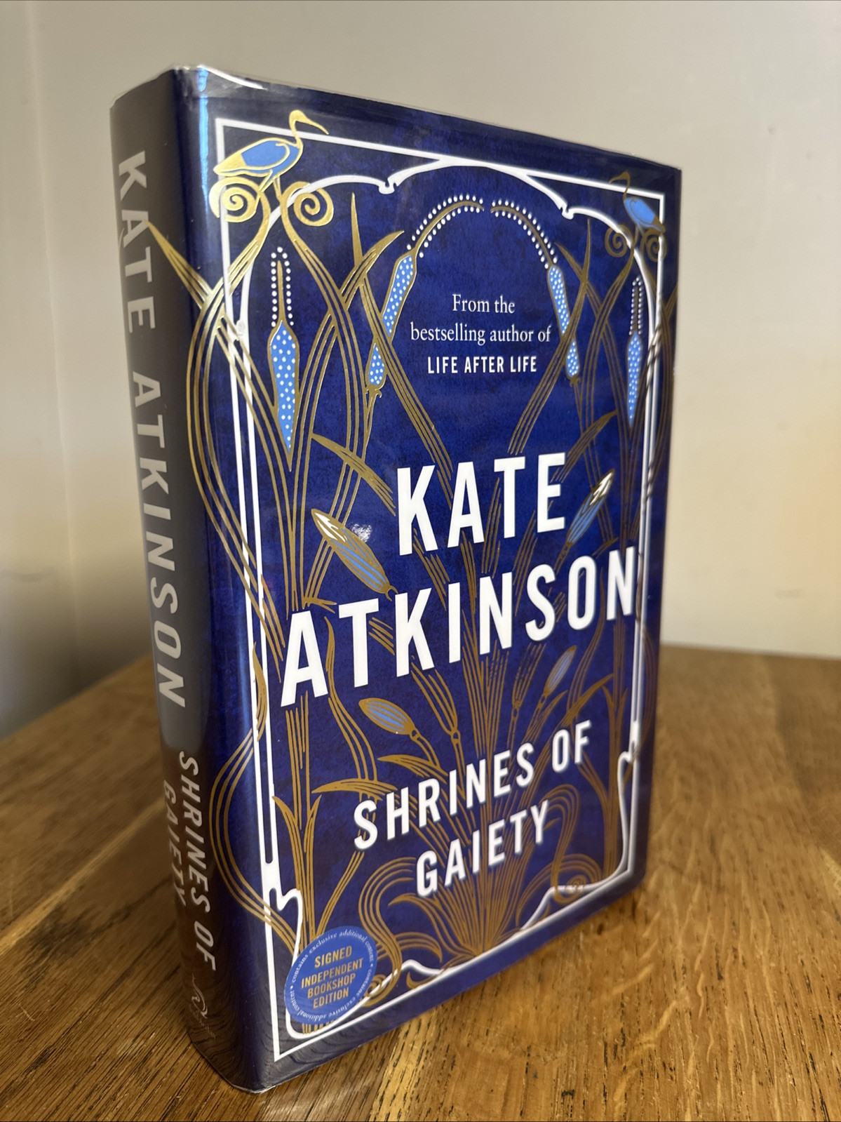 Shrines of Gaiety by Kate Atkinson 2022 SIGNED UK 1/1 HB Doubleday Sprayed Edges