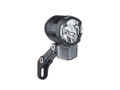 Büchel E-Bike Scheinwerfer Shiny  80 Lux Tagfahrlicht Lichtsensor 6/48V schwarz