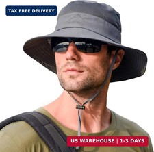 Sun Hats for Men Women Fishing Hat UPF 50 Breathable Wide Brim Summer UV Protec