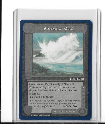 MIDDLE EARTH ccg I.C.E. The Wizards STORMS OF OSSE  rare (unltd)