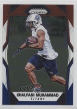 2017 Panini Prizm Rookies Red White & Blue Khalfani Muhammad #290 Rookie RC